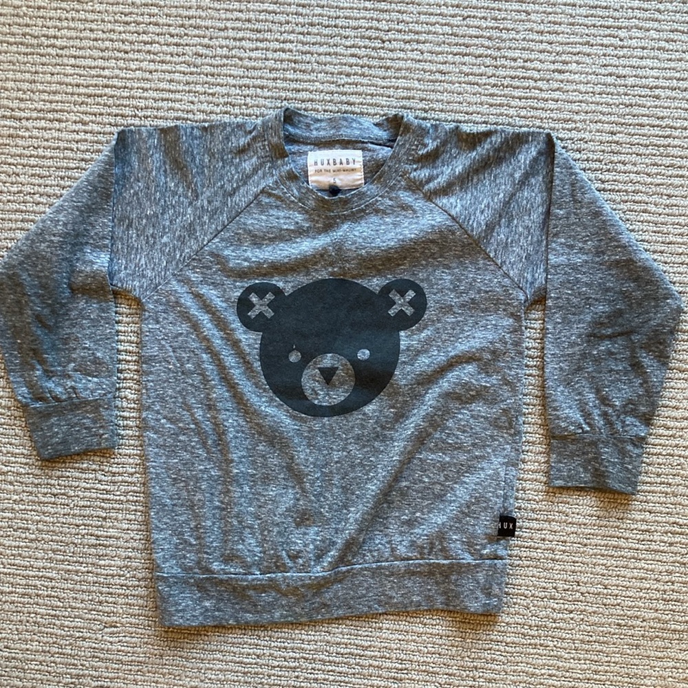 Huxbaby pullover 5T unisex organic cotton